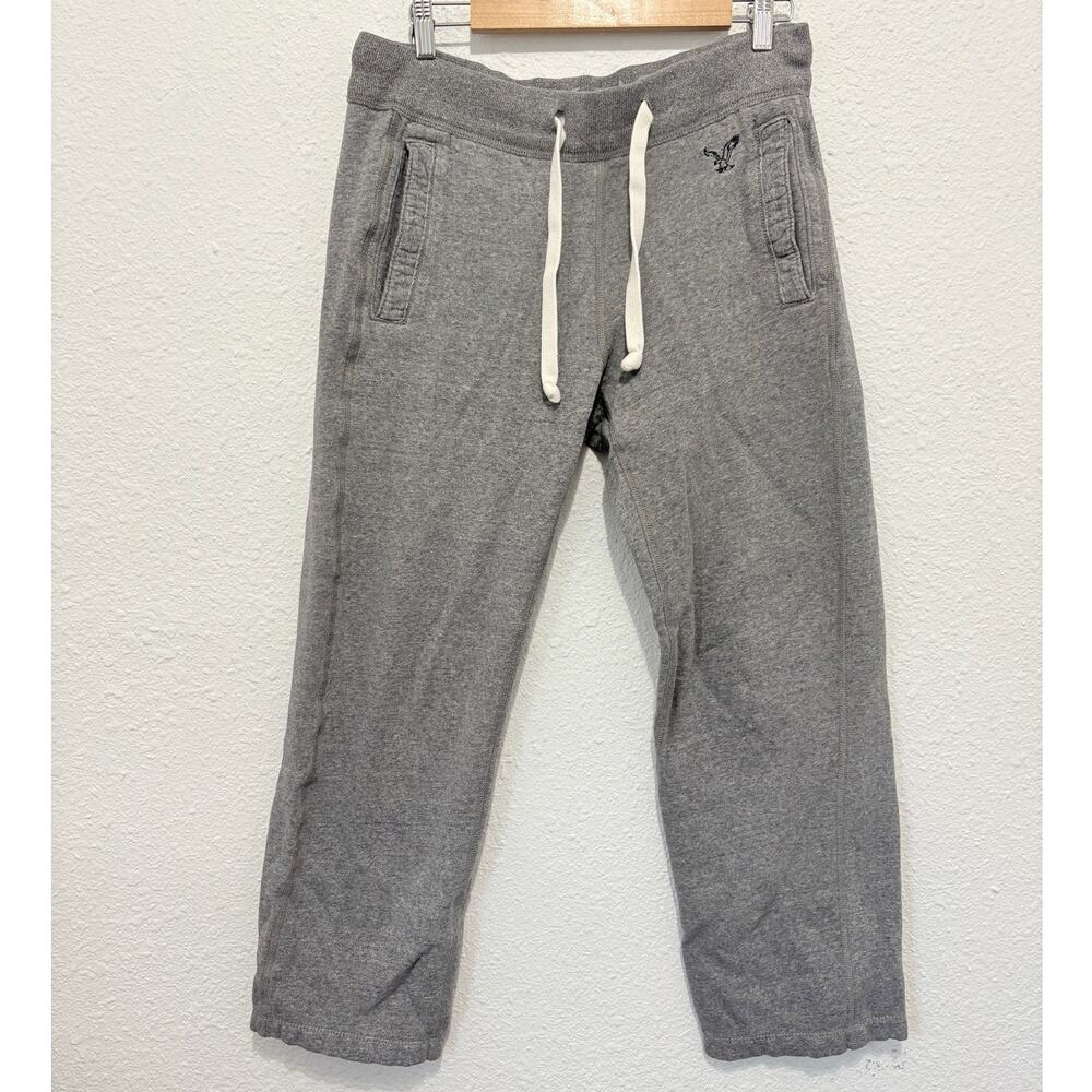 2010s American Eagle Gray Sweatpants Lounge Athletic Athleisure